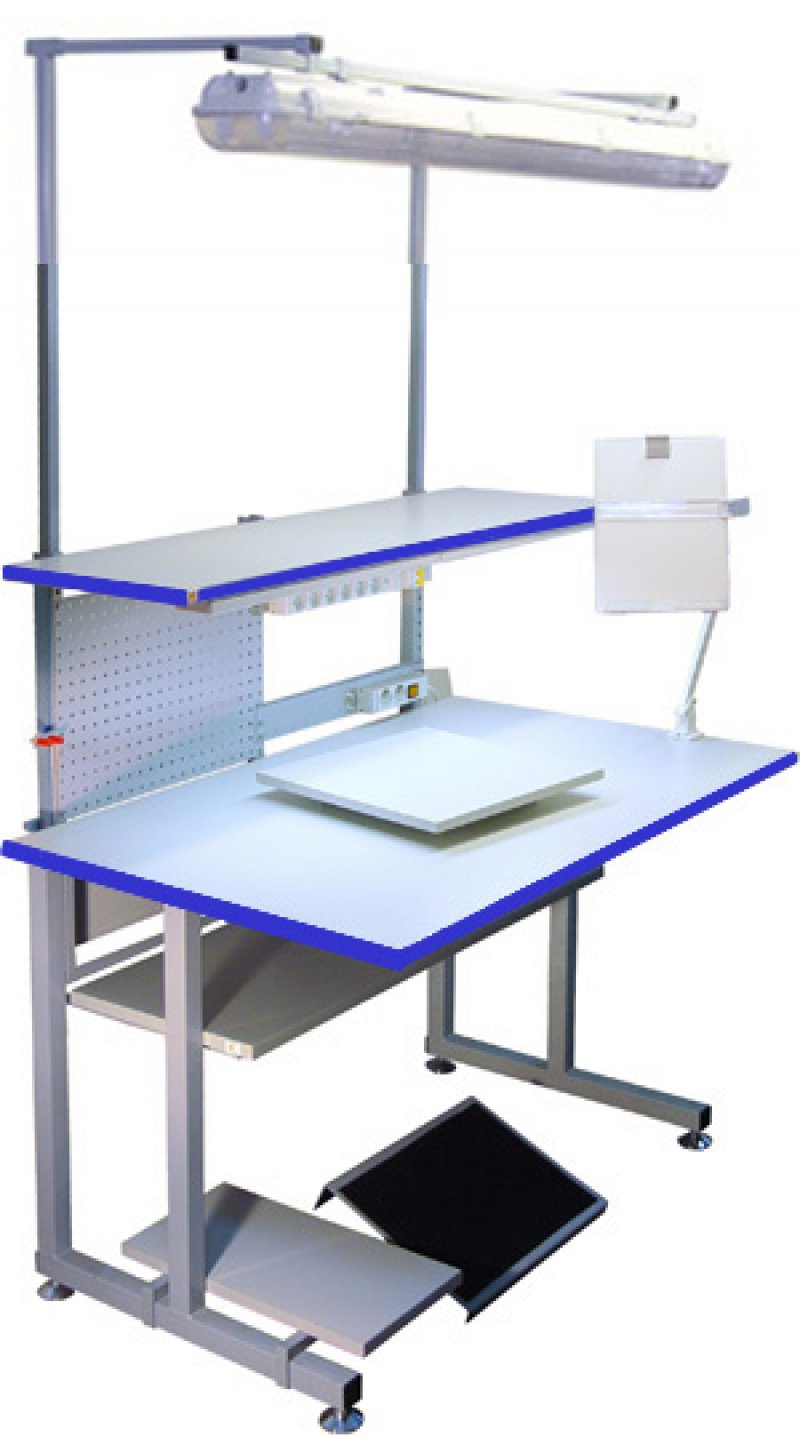 К6 ESD Стол рабочий антистатический для исследователя (комплект опции)